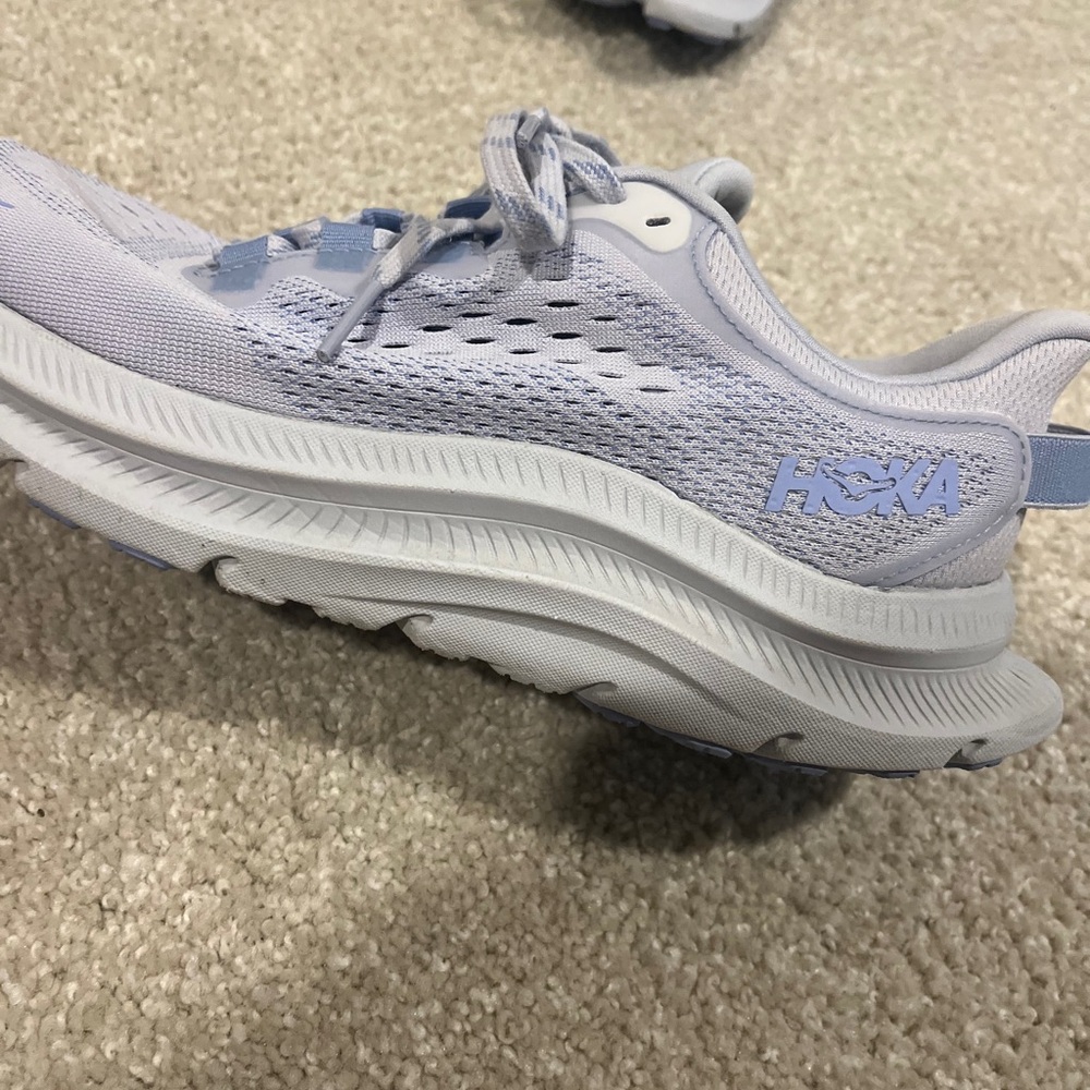 Hoka Light Blue Athletic Sneakers